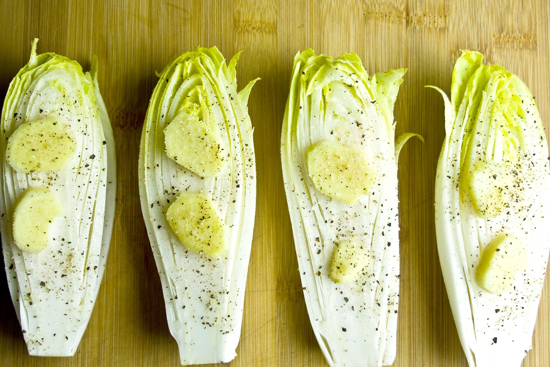 Endives à l’orange et au gingembre Recette 61°Degrés