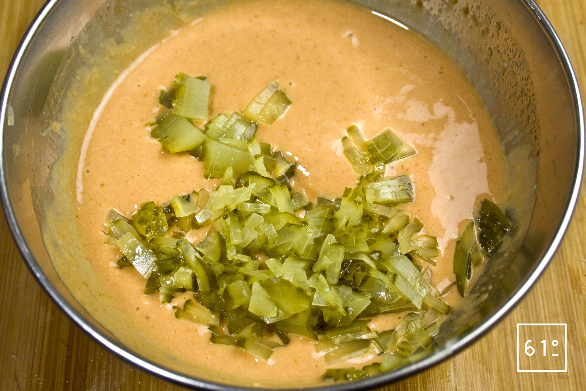 Sauce au raifort et cornichons Recette 61°Degrés