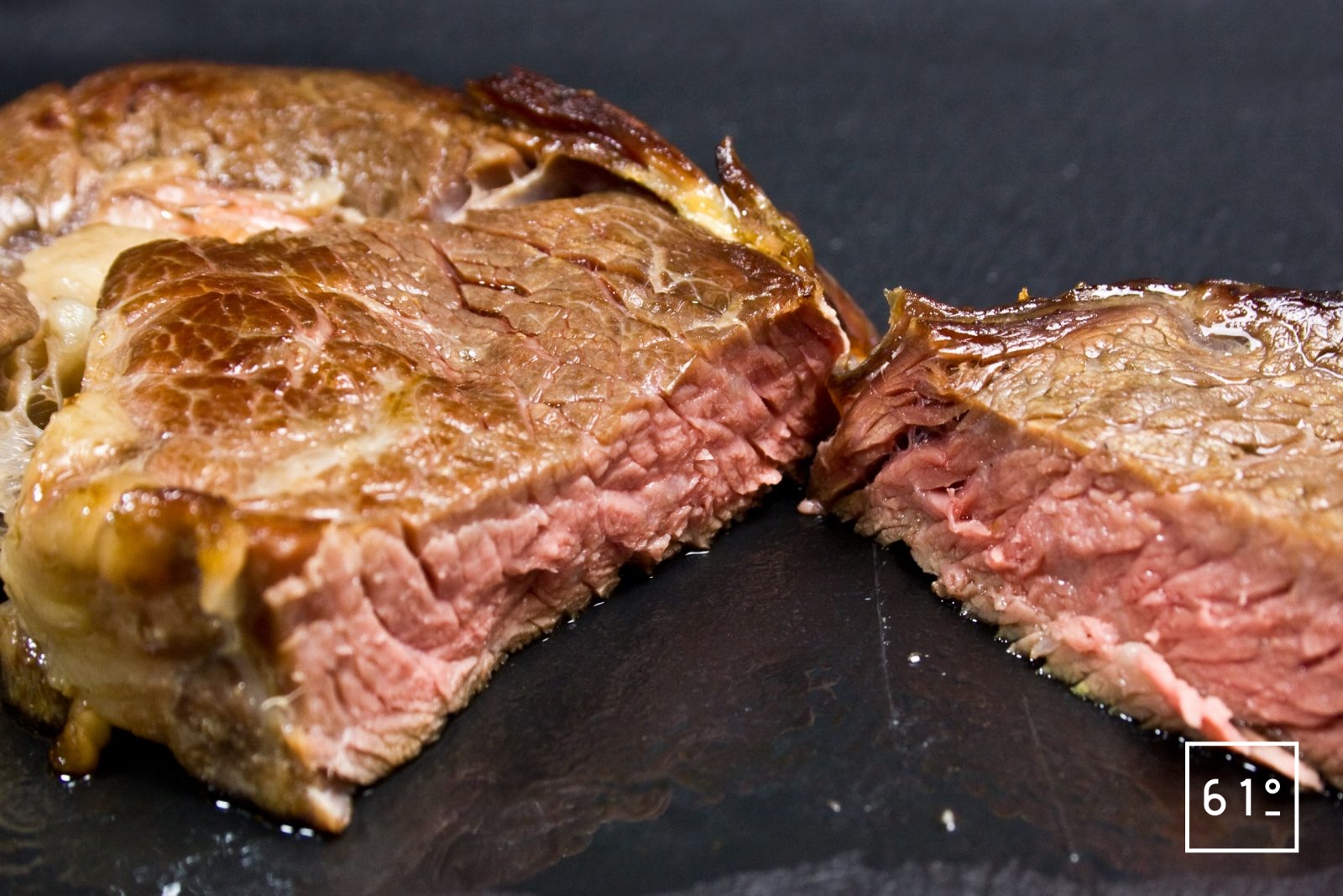 Côte de bœuf maturée 45 jours cuite sous vide Recette 61°Degrés