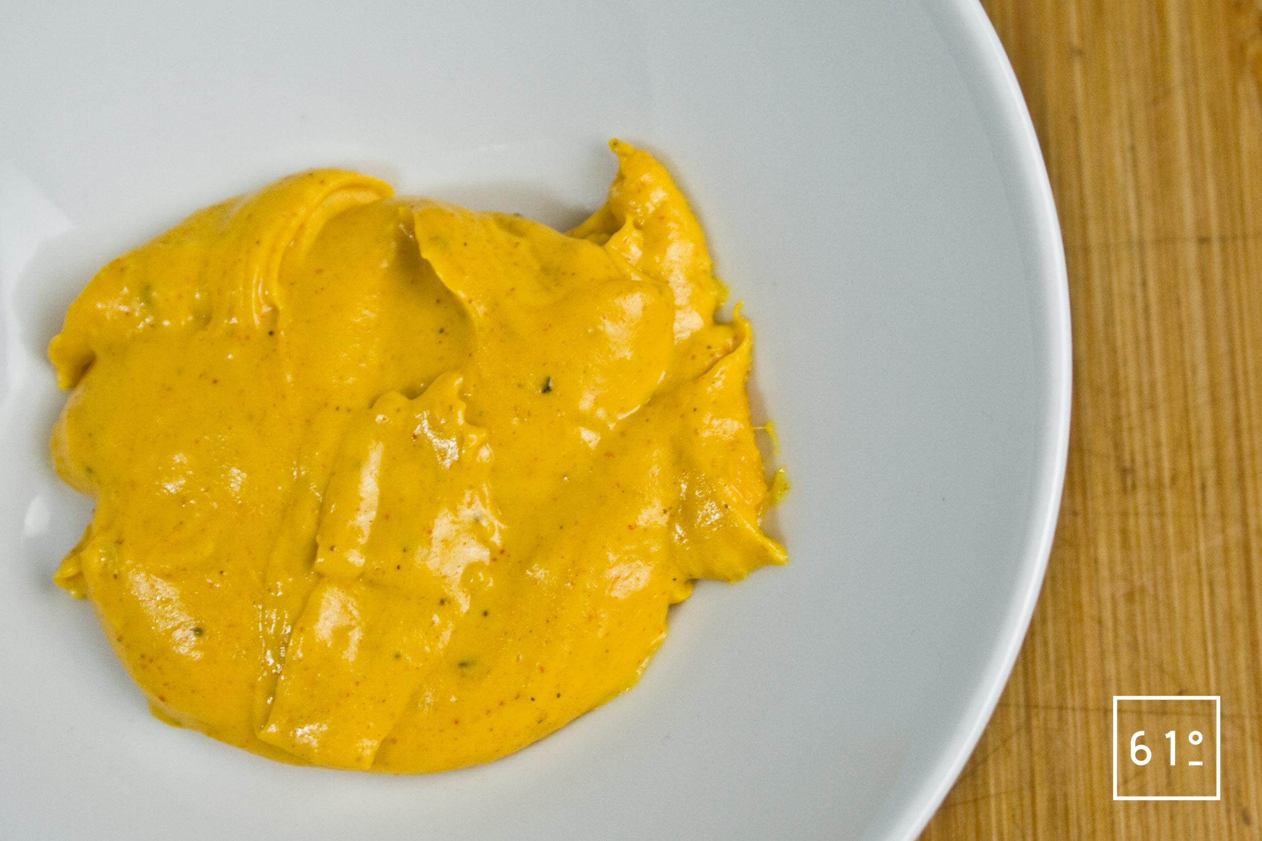Sauce au cheddar Recette 61°Degrés