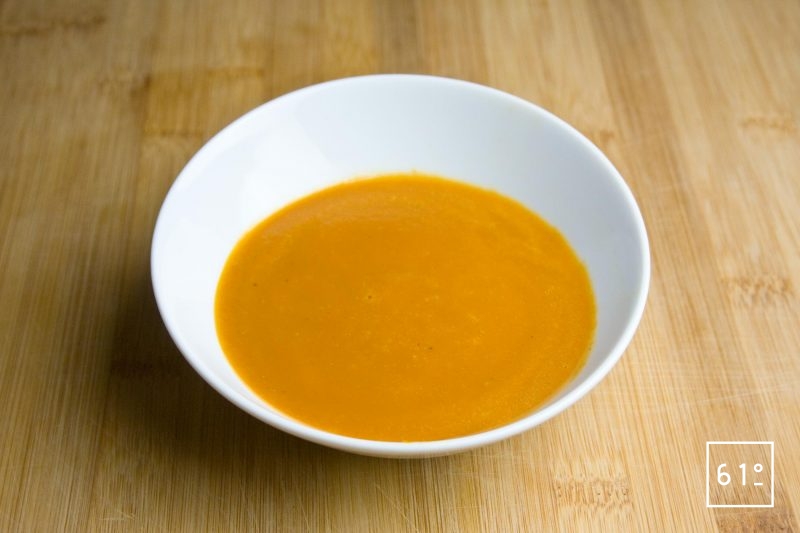 Soupe de carottes caramélisées