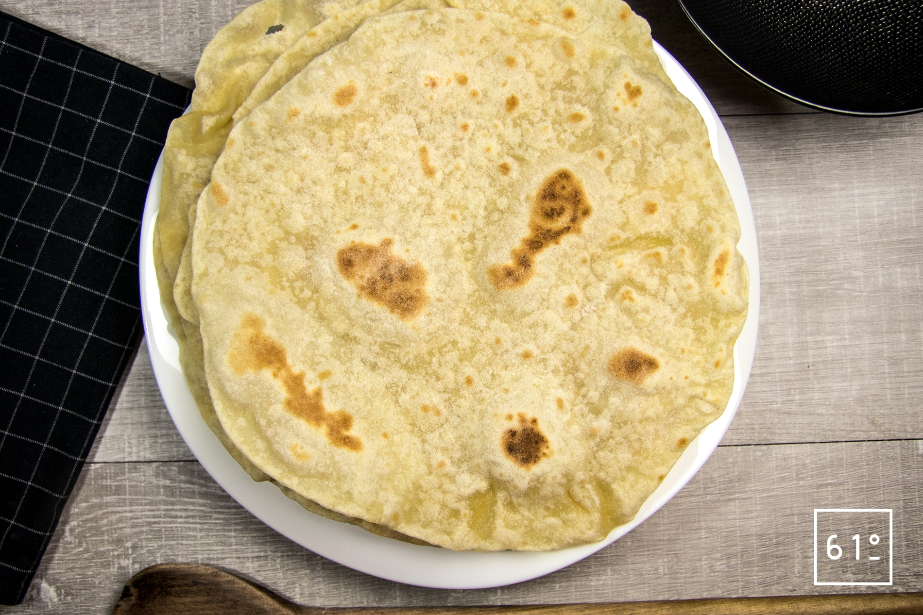 Tortilla maison | Recette | 61°Degrés