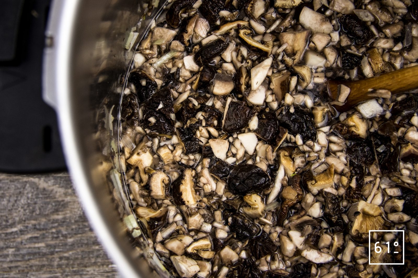 Bouillon de champignons Recette 61°Degrés