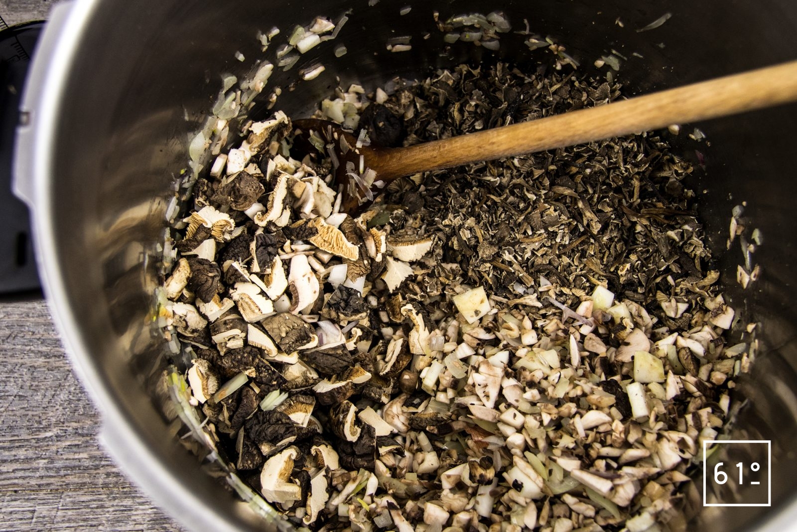 Bouillon de champignons Recette 61°Degrés