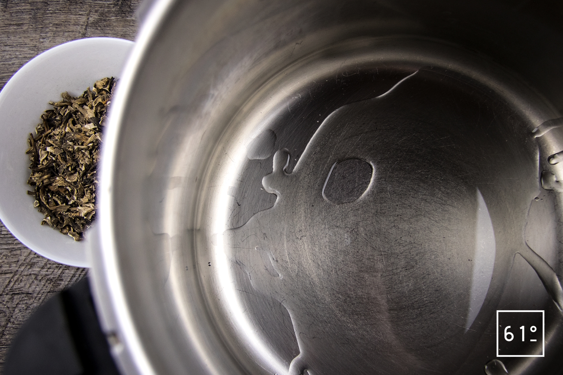 Bouillon de champignons Recette 61°Degrés