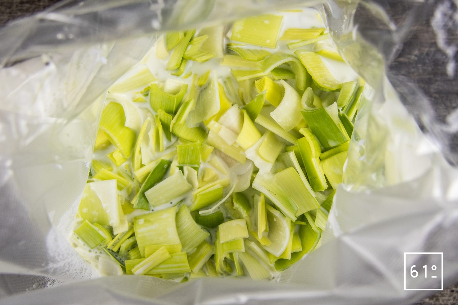 Crème de poireaux Recette 61°Degrés Crème de poireaux Recette 61°Degrés