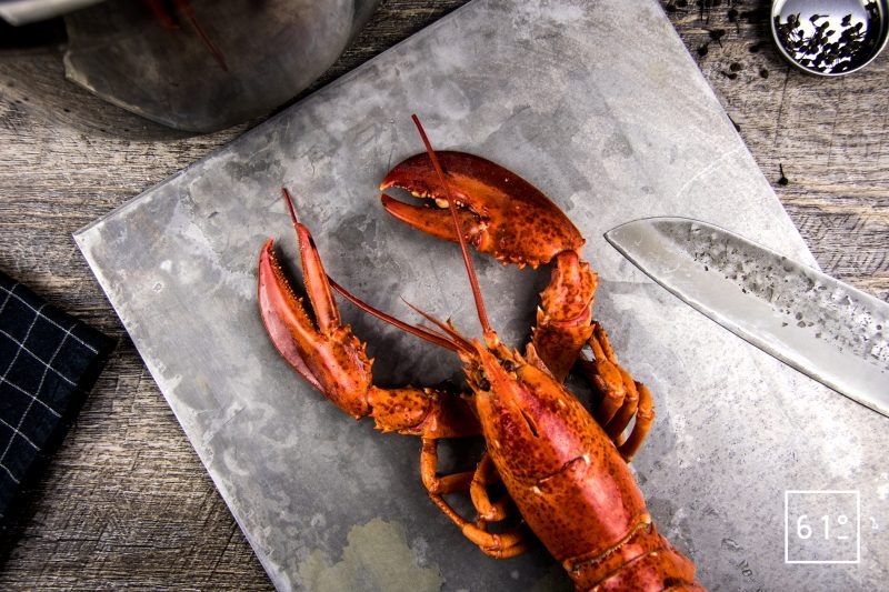homard à l'américaine - tuer les homards et les cuire dans l'eau bouillante