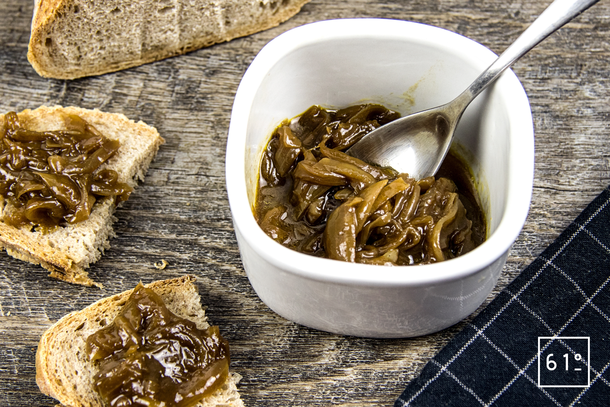 Confit d’oignon Recette 61°Degrés