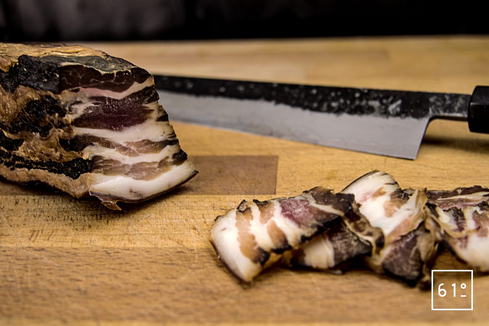 Lard maison à la sauce soja sombre Recette 61°Degrés