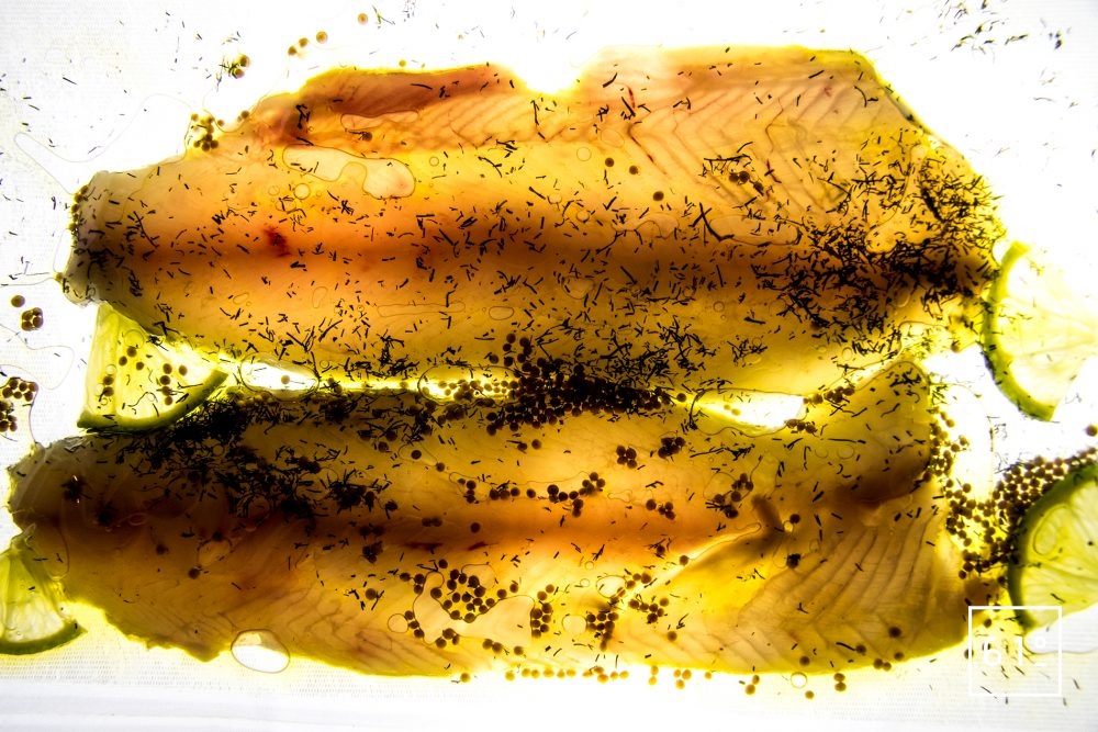 Truites Faro au vin jaune - cuire sous vide à ultra basse température