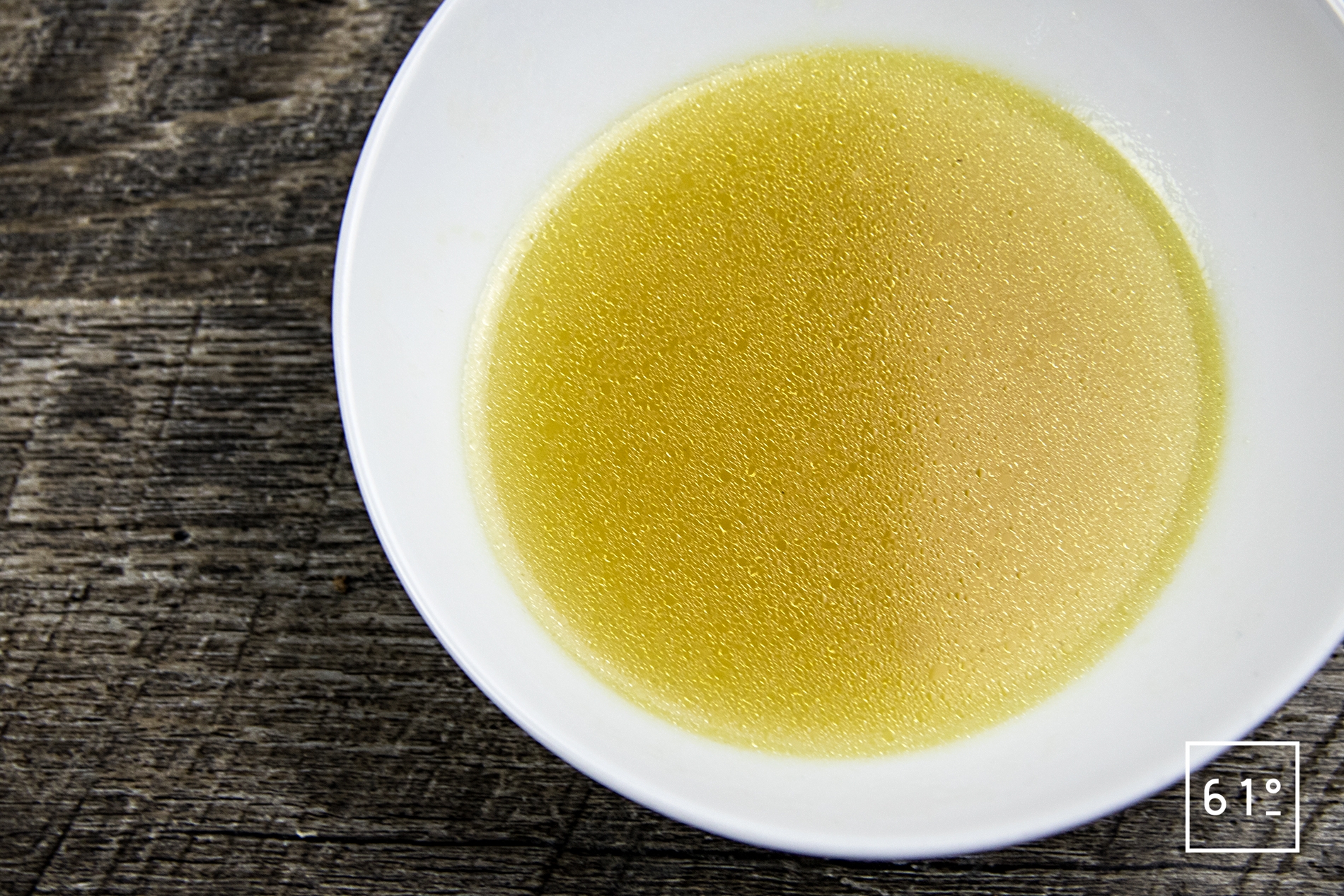 Bouillon d’épluchures de poireaux Recette 61°Degrés