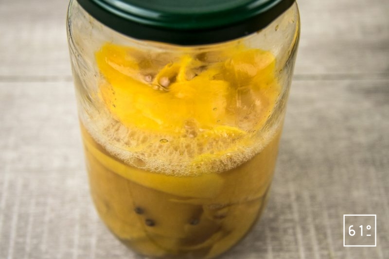 Pickles de butternut au vinaigre de mangue - mettre sous vide