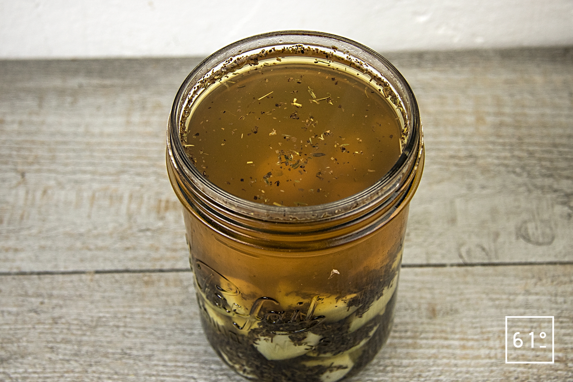 Ail mariné au vinaigre Recette 61°Degrés