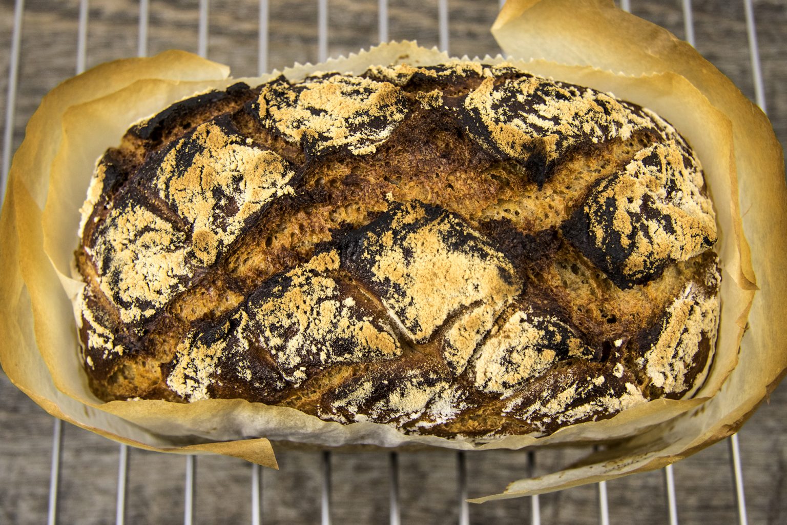 Pain au levain sans pétrissage Recette 61°Degrés Pain au levain sans pétrissage Recette 61°Degrés