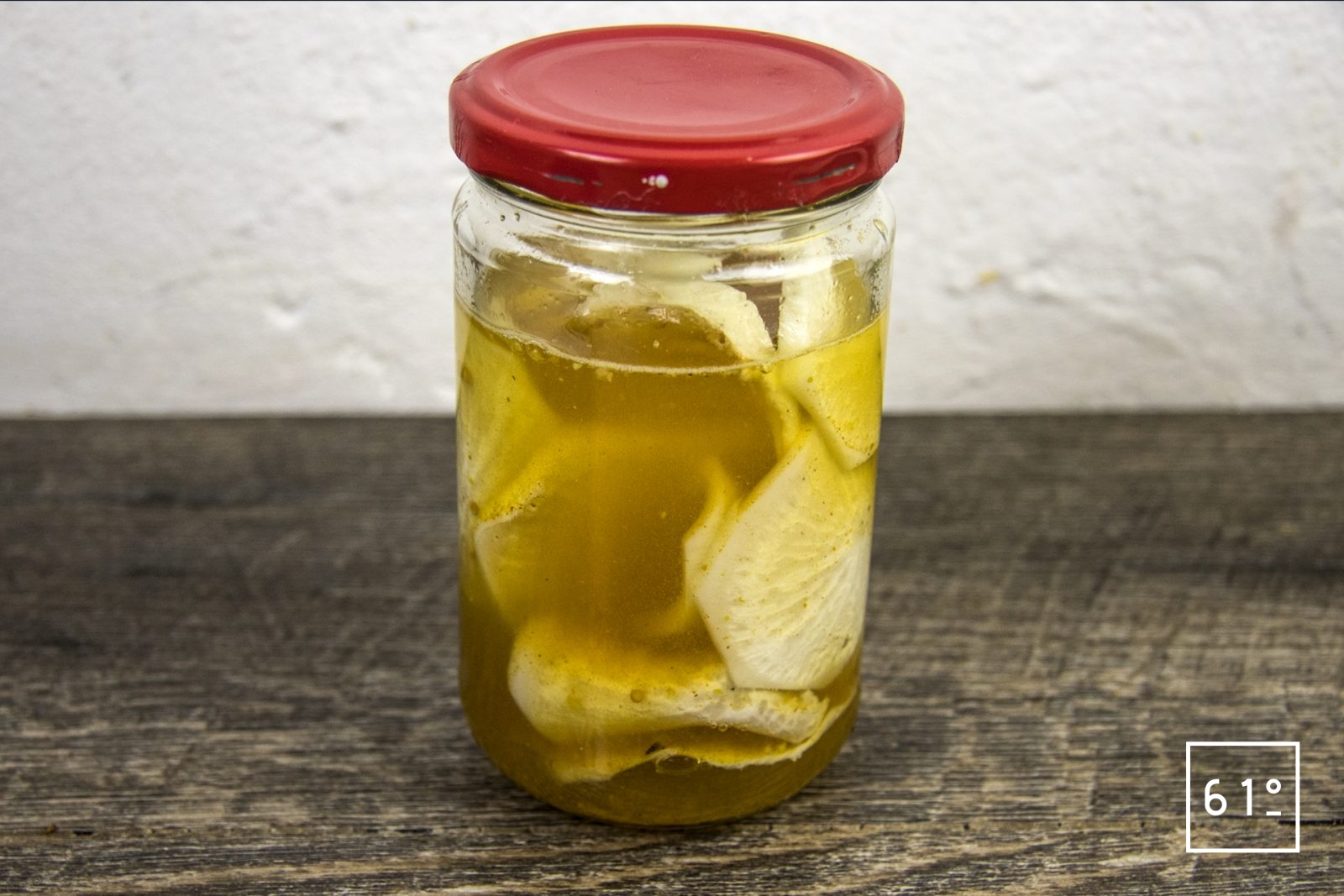 Pickles de radis noir au sel des vikings Recette 61°Degrés