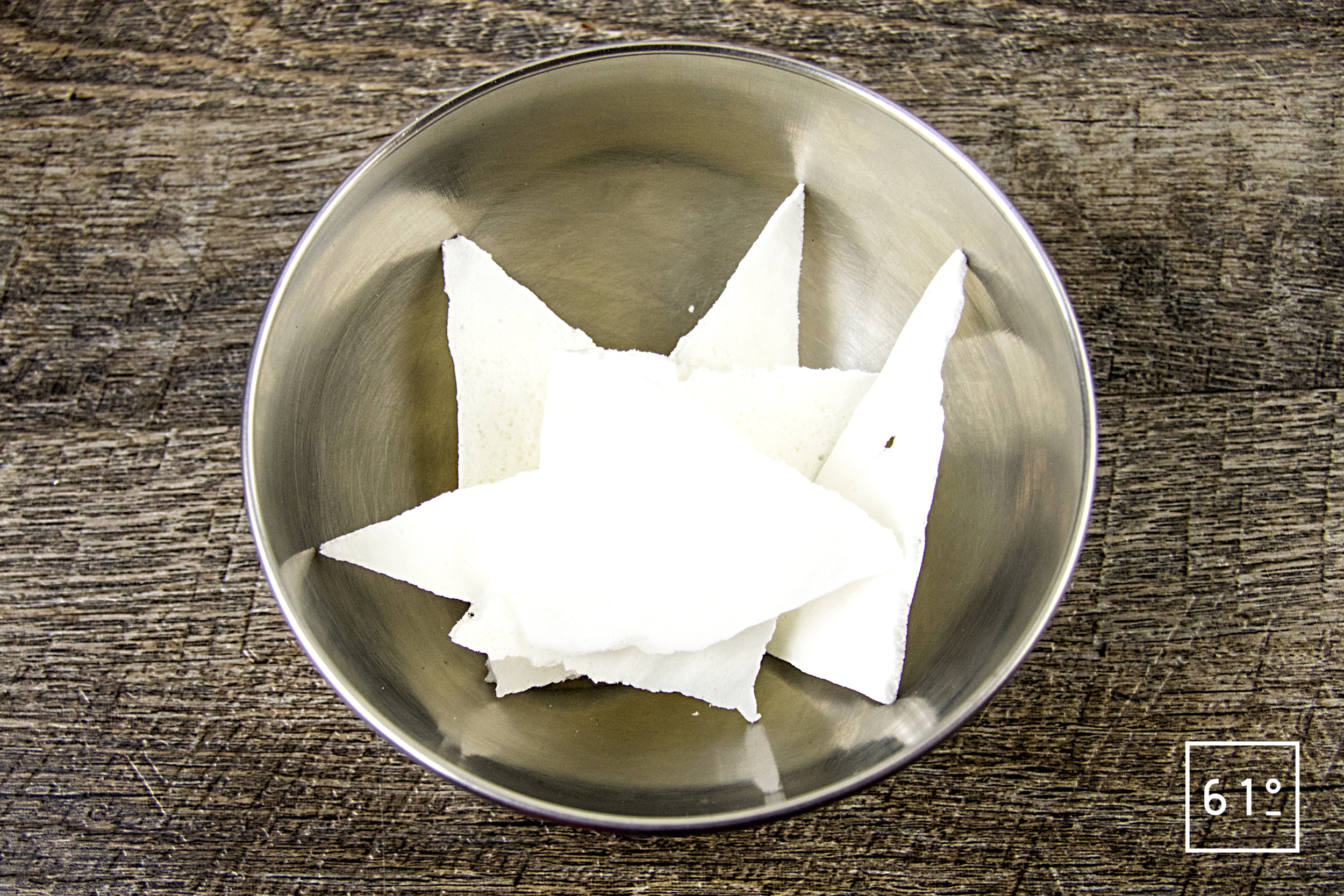 Meringue déshydratée Recette 61°Degrés