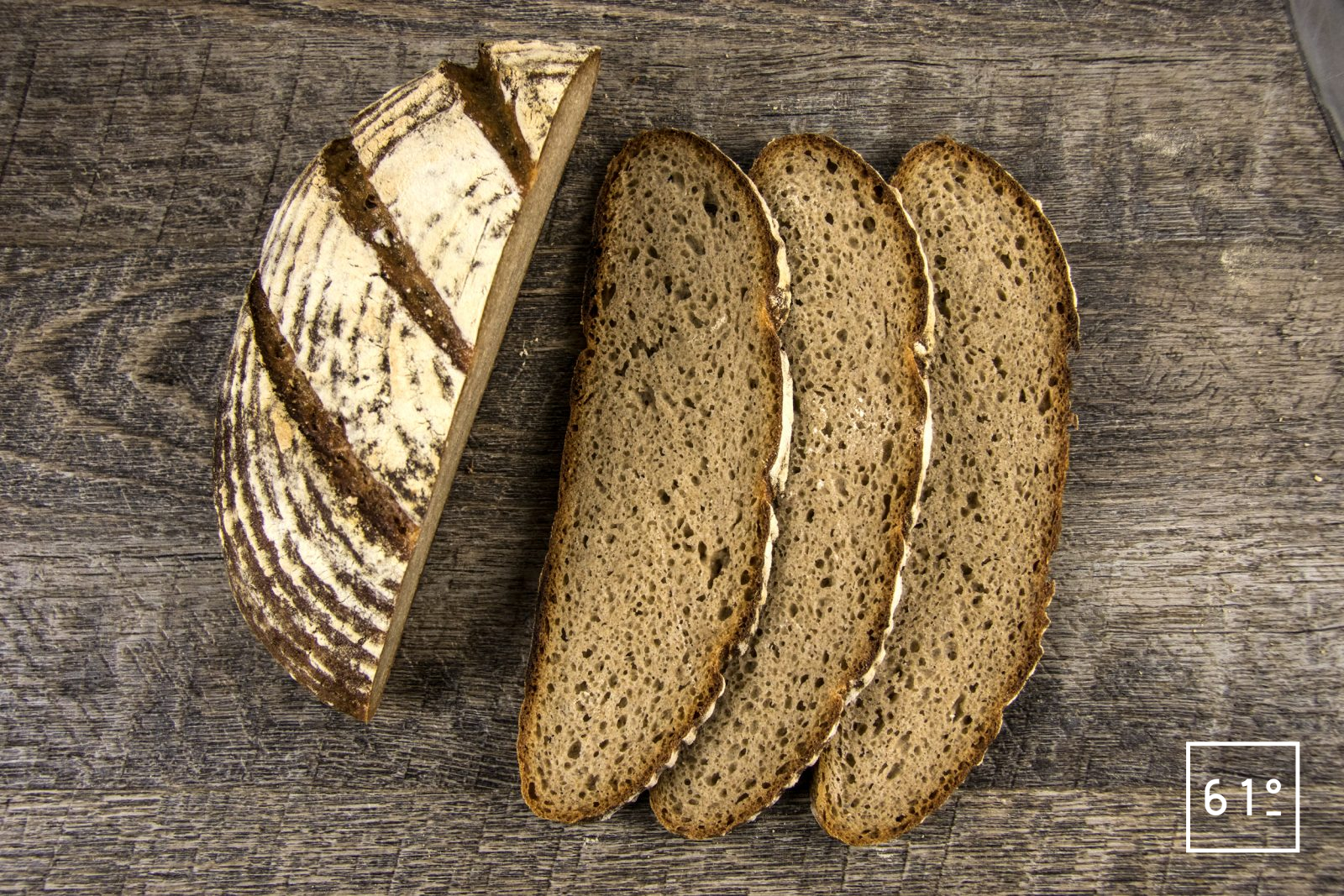 Pain de seigle au levain | Recette | 61°Degrés