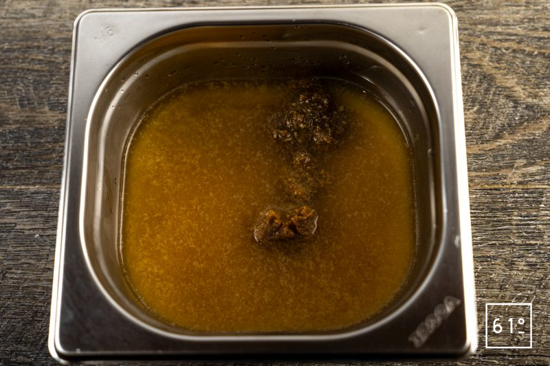 Girolles sauce miso - rassembler les ingrédients de la sauce miso