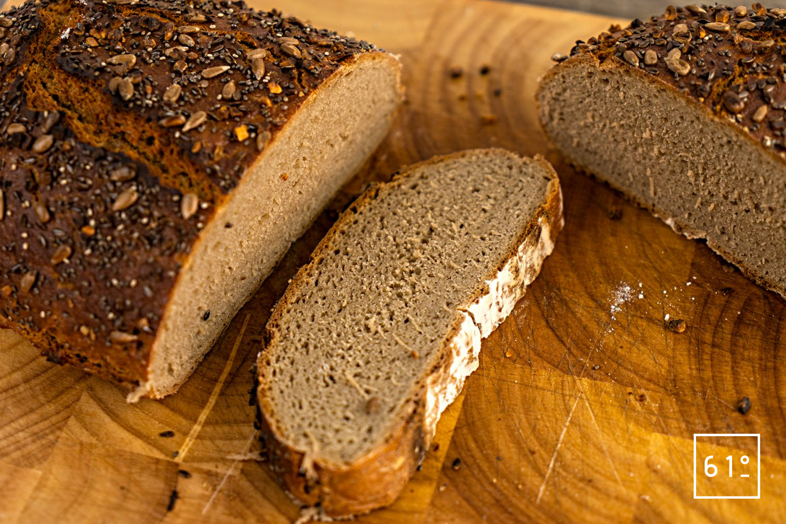 Pain 100 % seigle | Recette | 61°Degrés