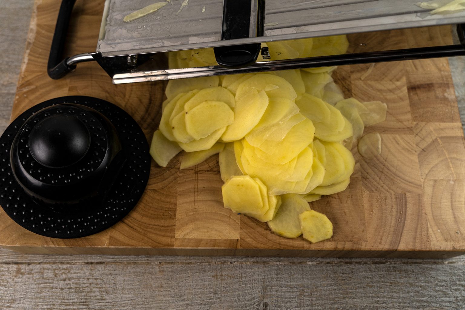 Mille-feuille de pomme de terre pané | Recette | 61°Degrés