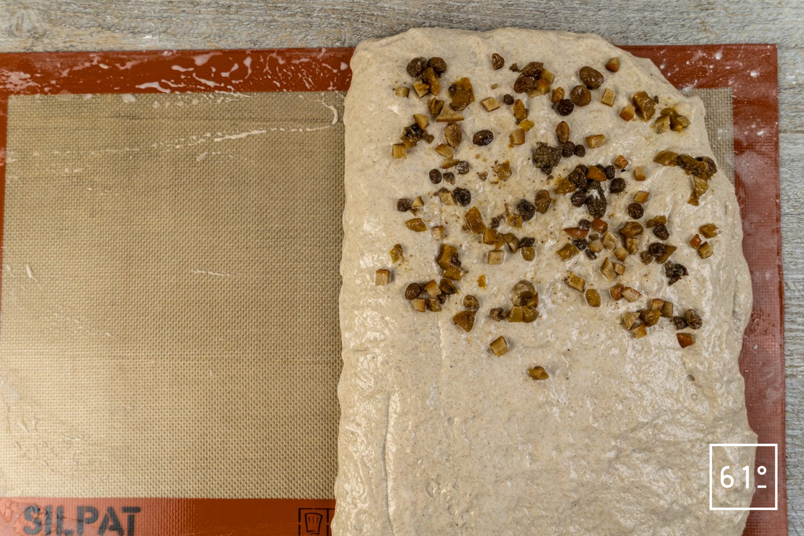 Pain aux fruits macérés Recette 61°Degrés