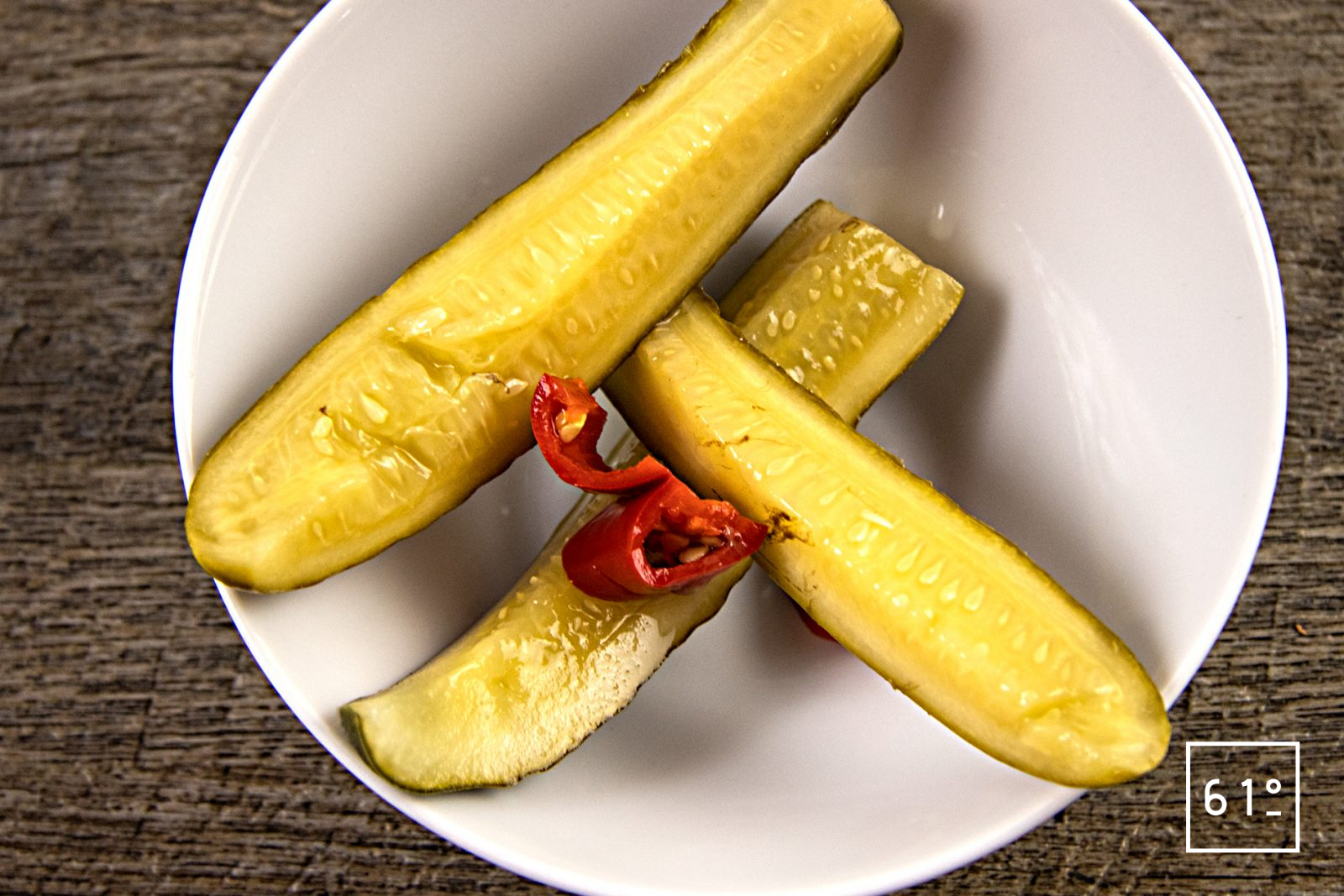 Pickles de Recette 61°Degrés